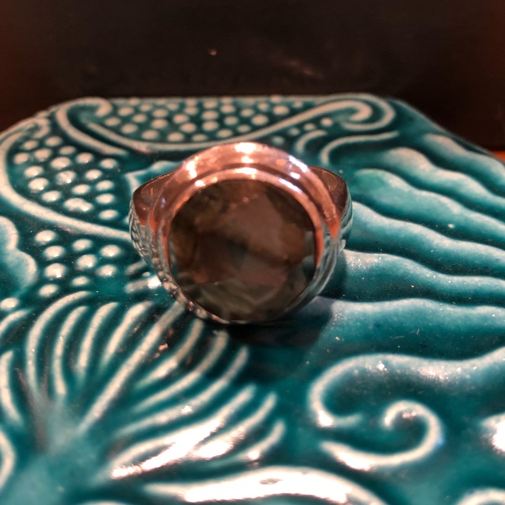 Sterling & labradorite - more beautiful than photo
